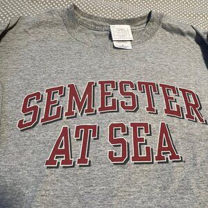 Vintage Semester at Sea T-Shirt size Medium